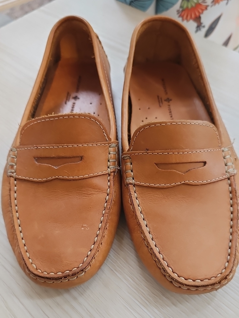 Women's Mercanti Fiorentini Italian Leather Driving Loafers